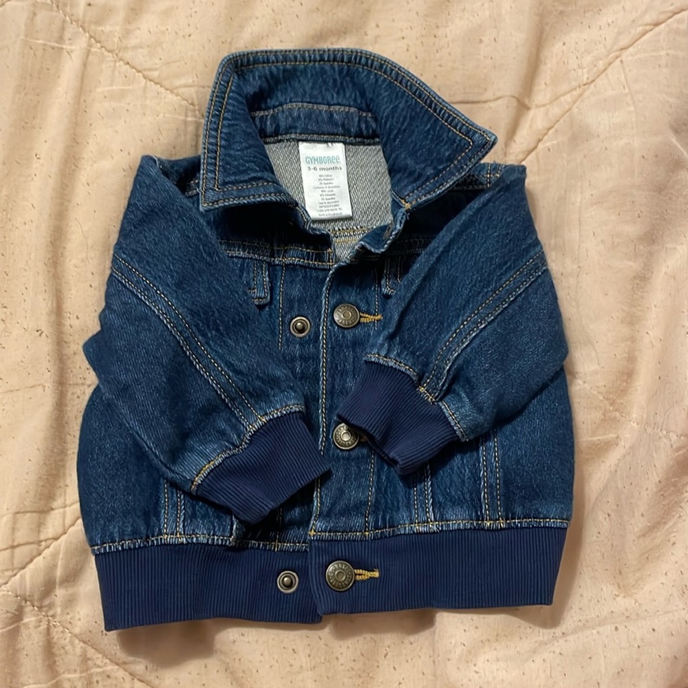 Gymboree denim jacket, size 3-6 months(girl)